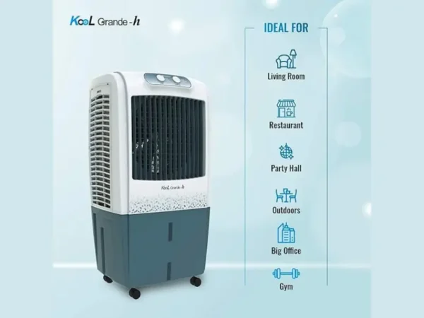 Top control panel and air vents of Havells air coolers for efficient airflow – Katyal Home Appliances