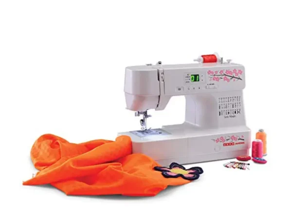 Close view of cloth stitching using USHA Sew Magic – sewing machine shop near me – Katyal Home Appliances
