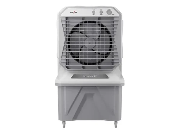 Front view of Kenstar Aeroglide 135L air coolers Kenstar with wide cooling vents – Katyal Home Appliances
