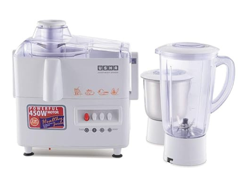 USHA Juicer Mixer Grinder 3345 – Front Look – Katyal Home Appliances