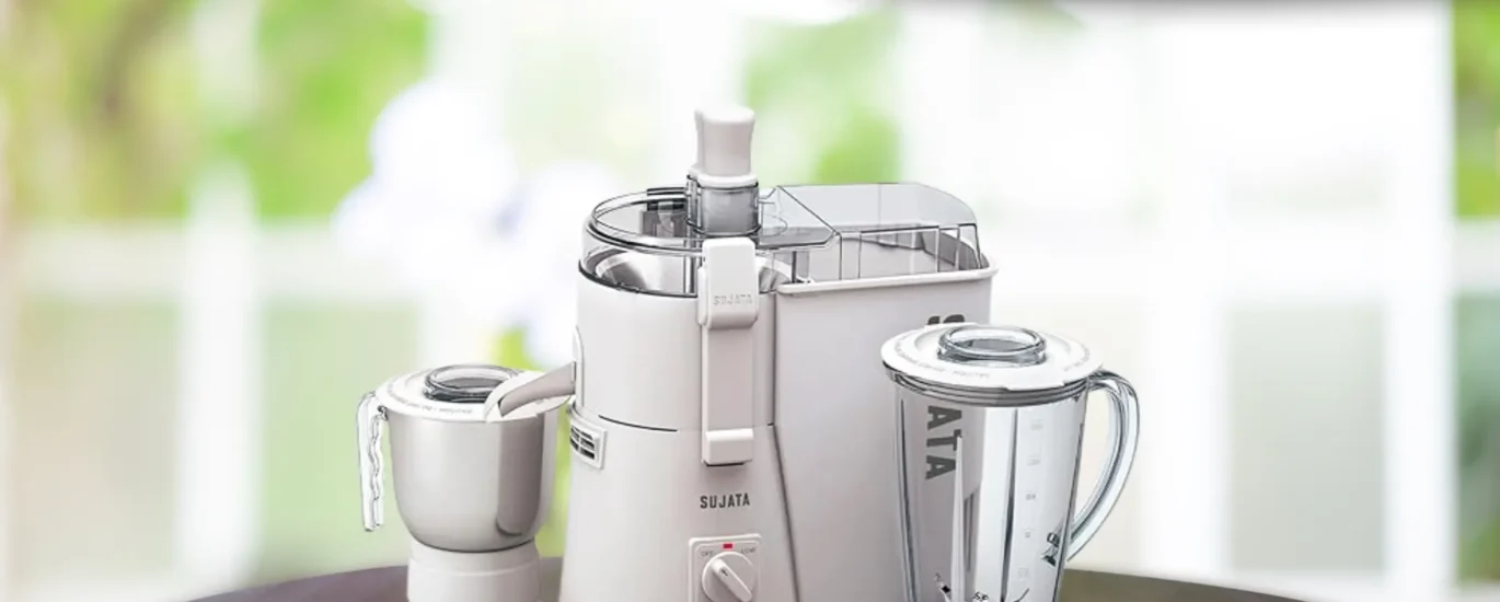 Sujata mixer grinder juicer with Two Jars on Kitchen Counter – Katyal Home Appliances
