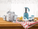 Mixer grinder and juicer on kitchen counter – Katyal Home Appliances