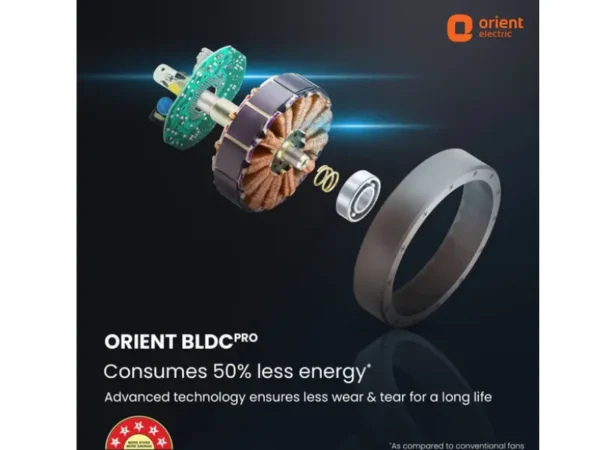 Powerful Motor of Antidust BLDC Motor Ceiling Fan by Orient Electric – Katyal Home Appliances