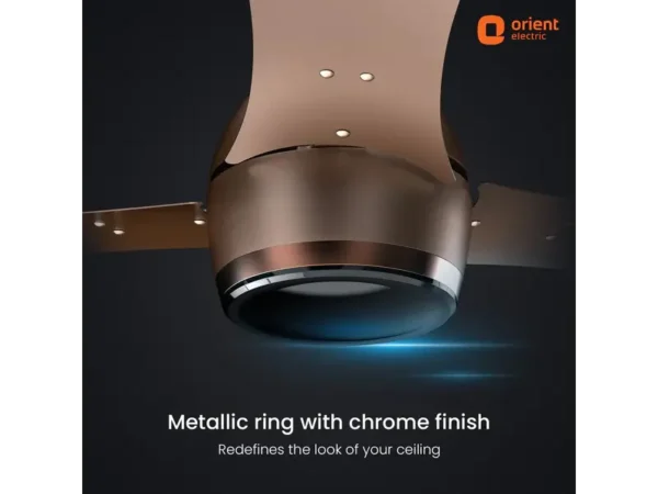 Orient Aeon Antidust BLDC 1200mm Ceiling Fan-Tangerine Brown - Image 4