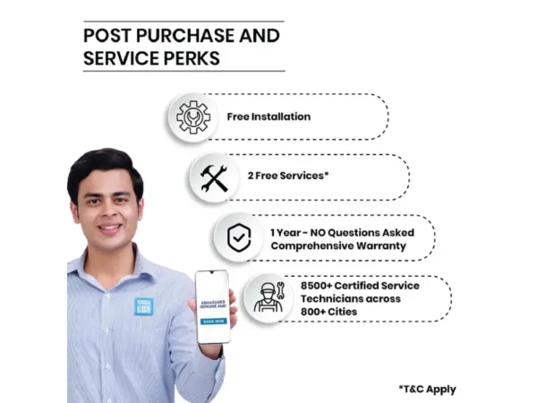 Service perks for the ro water purifier cost effective model- Katyal Home Appliances