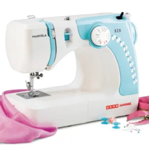 Usha Janome Marvela blue front view – sewing machines stores near me – Katyal Home Appliances