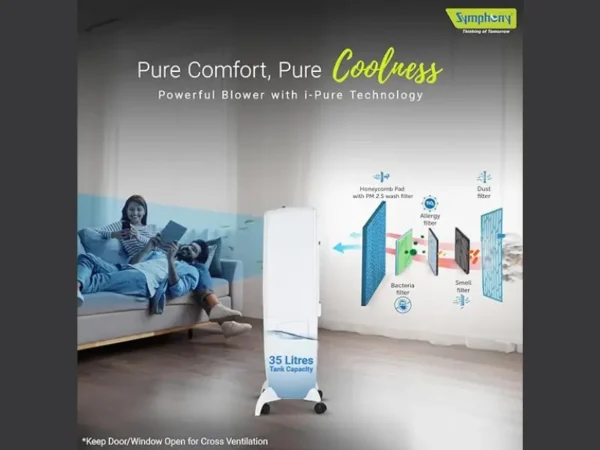 35 L tank caapcity of Symphony cooler india - diet 35T Air cooler - Katyal Home Appliances