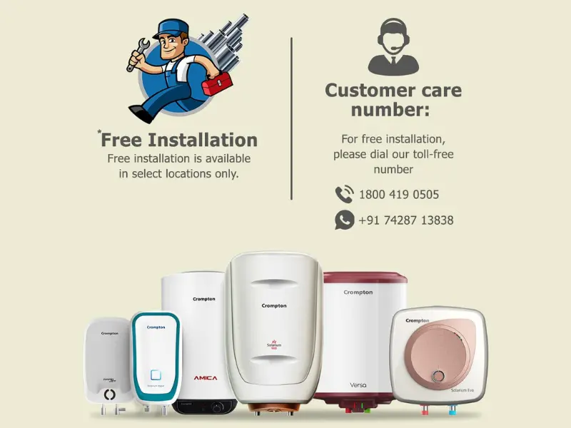 water-heater-crompton-25l-free-installation-and-customer-care - Katyal Home Appliances, Jalandhar